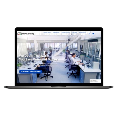 JobAdvertising platform showing automated job posting integration across multiple educational institutes